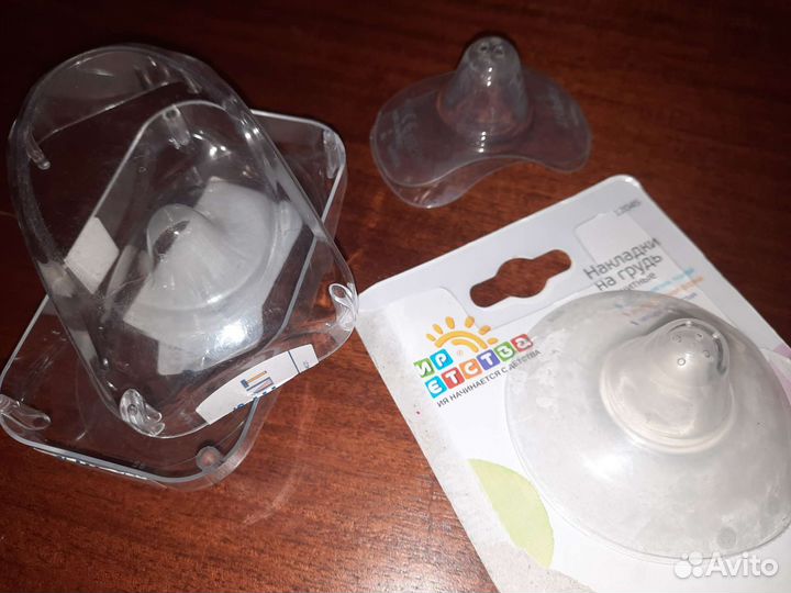 Накладки на грудь для кормления avent