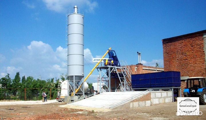 Доставка бетона миксером