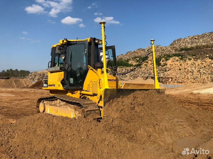 Системы 3D нивелирования для бульдозеров