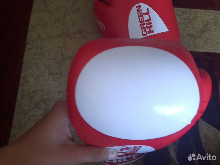 Боксерские перчатки 12 oz green hill