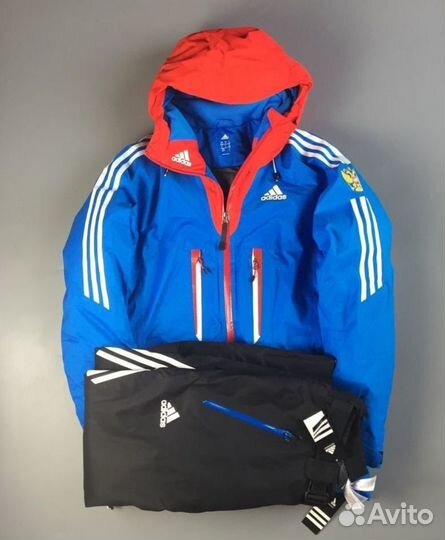 Теплый костюм adidas экипировка команды России RUS