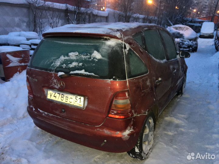 Запчасти на mercedes-benz A-class I (W168). A140