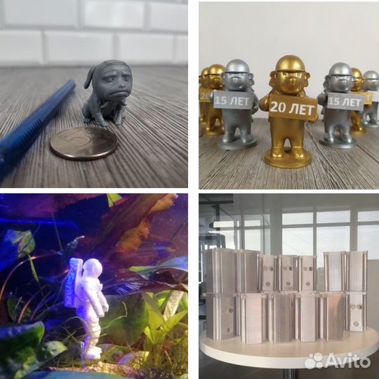 3д 3d печать, изготовление деталей из пластика