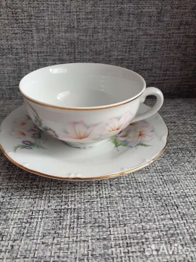 Чайные пары на 6 персон пр.Чехословакия б/у