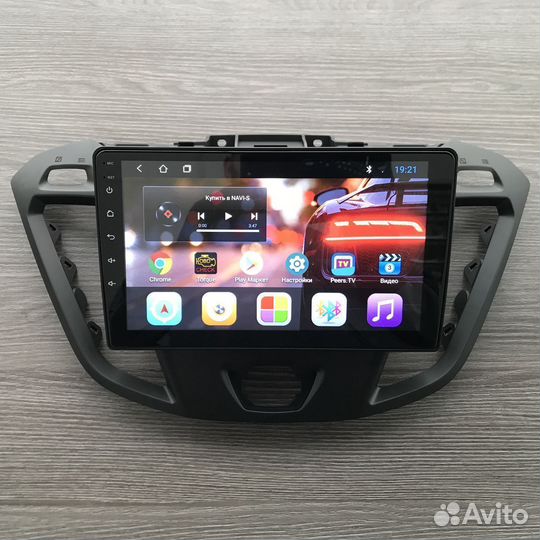Магнитола Ford Tourneo Custom с камерой на Android