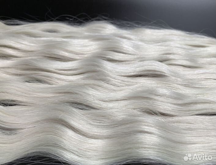 Славянские волосы для наращивания, 60см, блонд