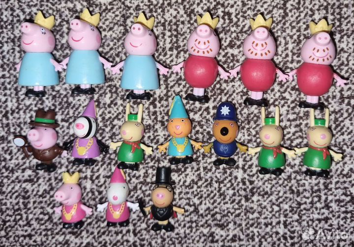 Киндер игрушки свинка пеппа, Маша и медведь