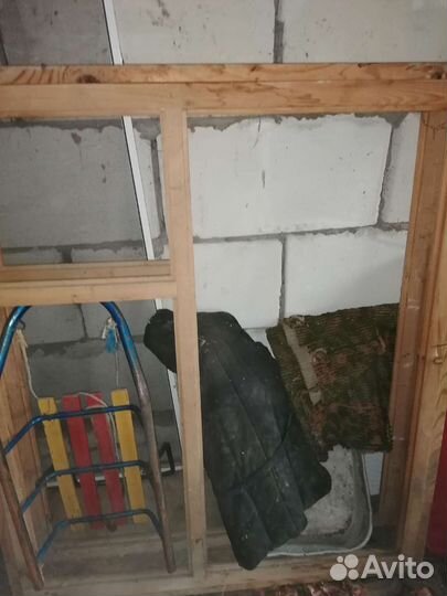 Оконный блок деревянный