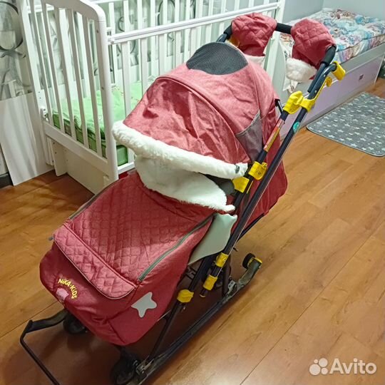 Санки коляска ника 7