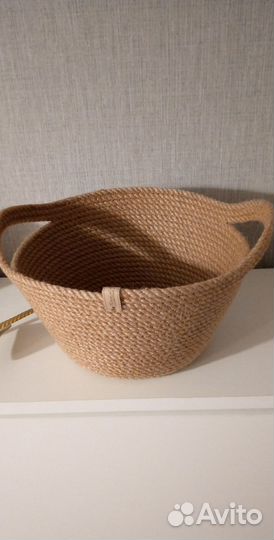 Корзина из джута