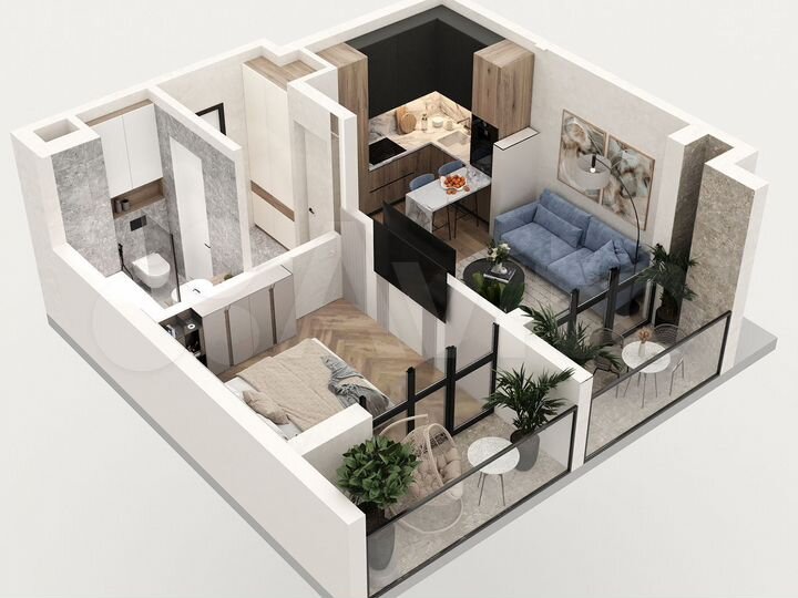 Апартаменты-студия, 28,8 м², 5/14 эт.