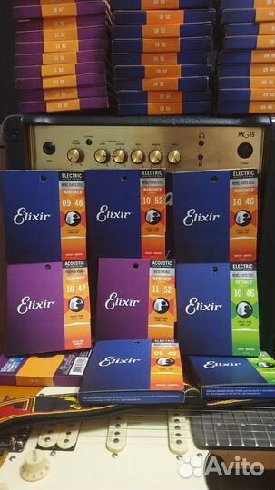 Струны для гитары Elixir не Китай