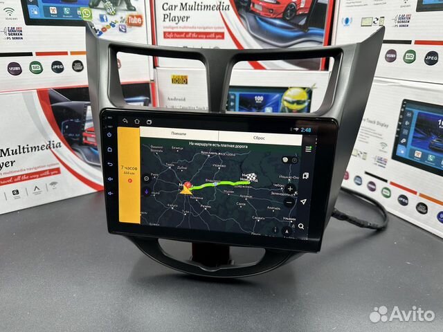 Магнитола android на Hyundai Solaris 1 объявление продам
