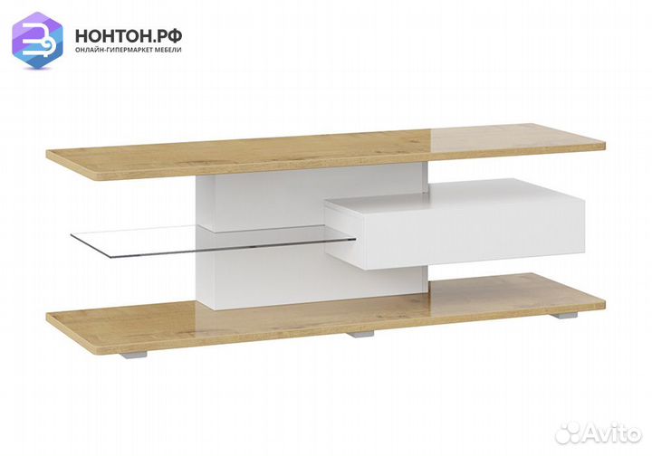 Тв-тумба Diamond тв тип 1 белый / бунратти глянец