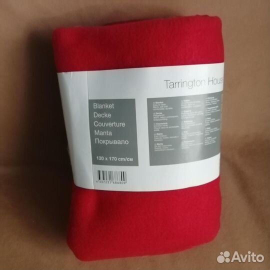 Плед флисовый новый