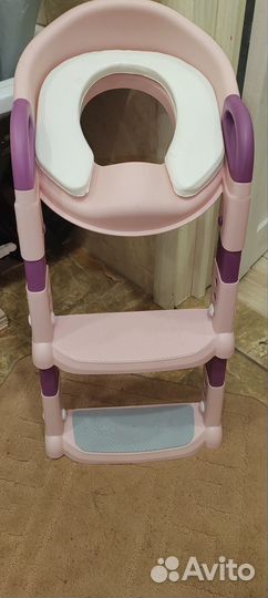 Накладка для унитаза детская со ступеньками