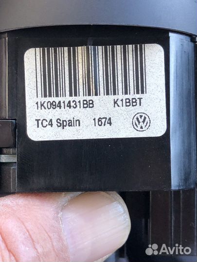 Переключатель света Volkswagen jetta 6 VAG