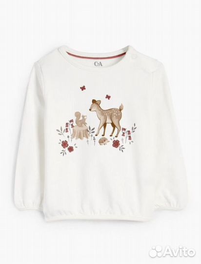 Флисовый костюм для девочки C&A 74