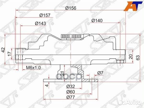 Вискомуфта nissan patrol / safari TD42T ST-2108
