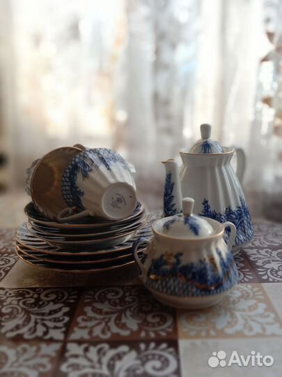 Сервиз Нежность лфз новый на 3 персоны