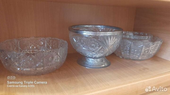 Хрустальная посуда СССР