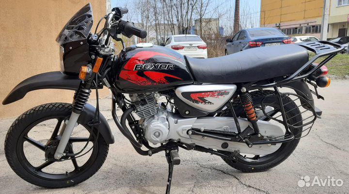 Мотоцикл Bajaj Boxer 125X Чёрный
