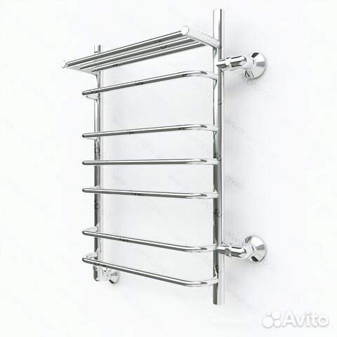 Водяной полотенцесушитель A9, 700х500 бп с полкой