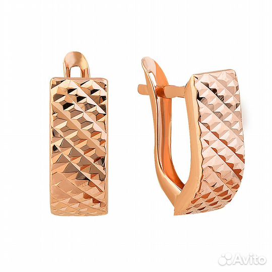 Серьги золотые