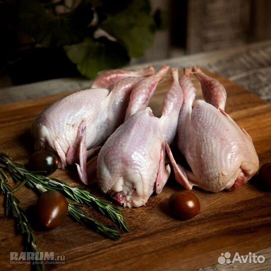 Мясо перепела, яйцо столовое