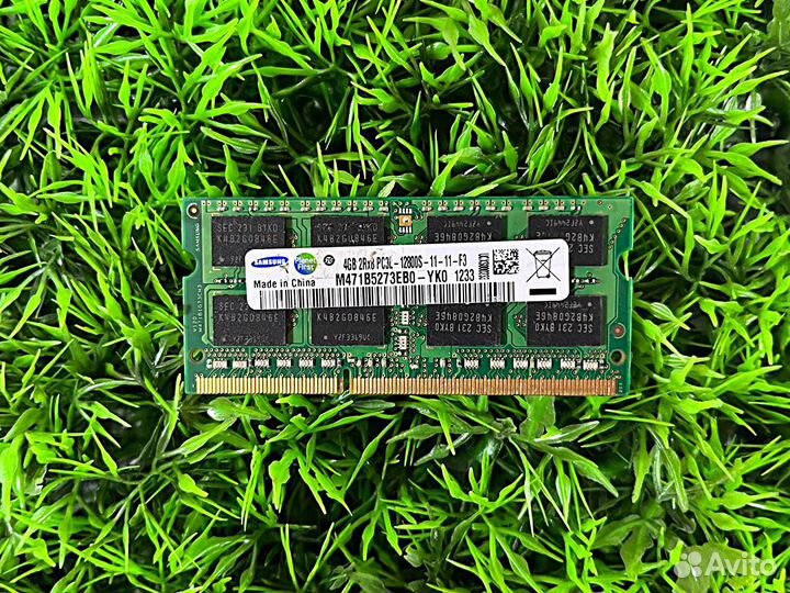 Оперативная пaмять Samsung DDR3L SO-dimm 4Gb 1600