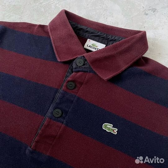 Lacoste L-XL Мужская Плотная Регбийка