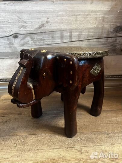 Слон табурет подставка под цветы