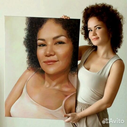 Портреты по фото маслом на холсте