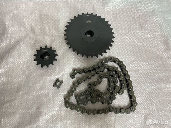 Комплект звезд с цепью для мотобуксировщика