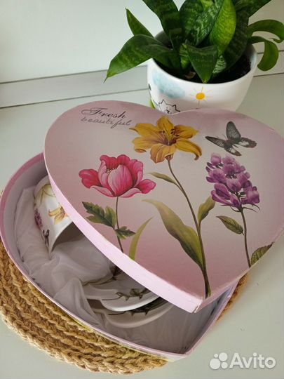 Чашка с блюдцем Набор из 2 шт. 200мл Новые