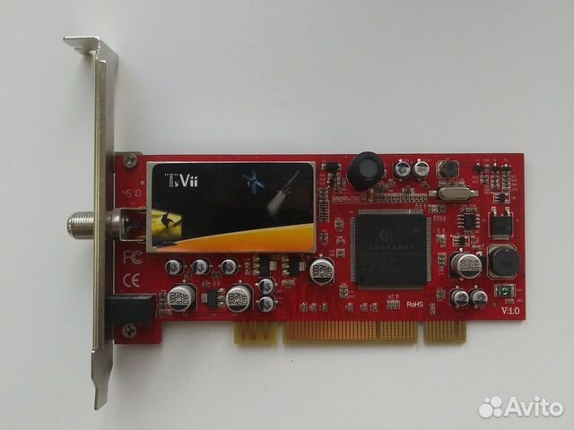 Спутниковая тв HD карта TeVii S464 PCIe объявление продам
