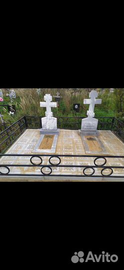 Благоустройство захоронений,могил,Памятники,Ограды