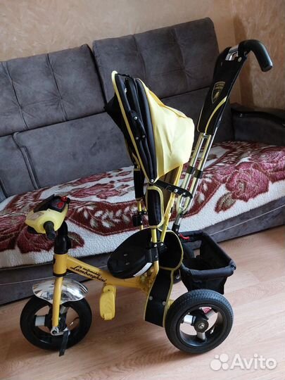 Детский трехколесный велосипед Lamborghini