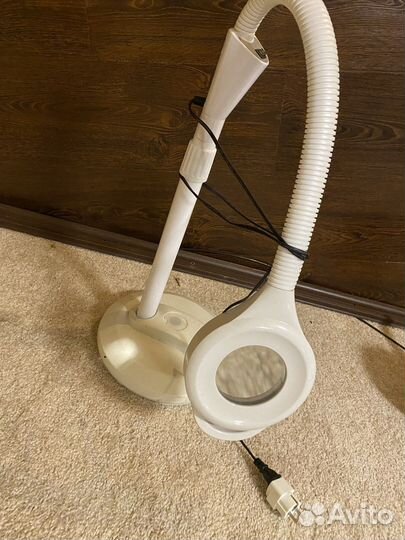 Лампа лупа напольная