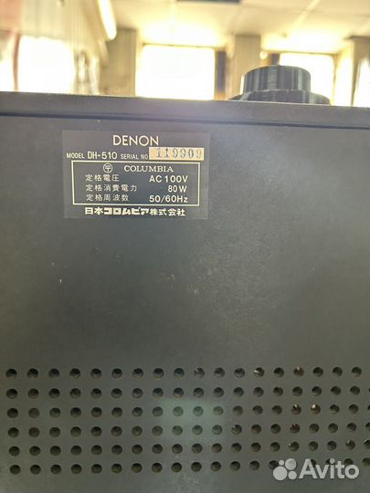 Катушечный магнитофон 2tr denon dh-510