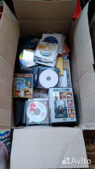 Музыкальные cd диски и фильмы