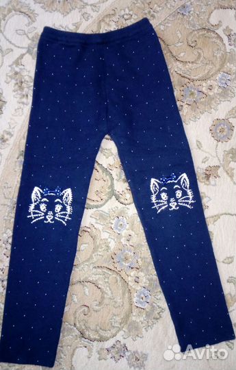 Леггинсы,теплые штаны и джинсы 110,116,122 за всё