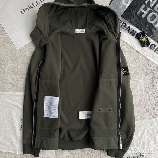 Stone island soft shell куртка оригинал