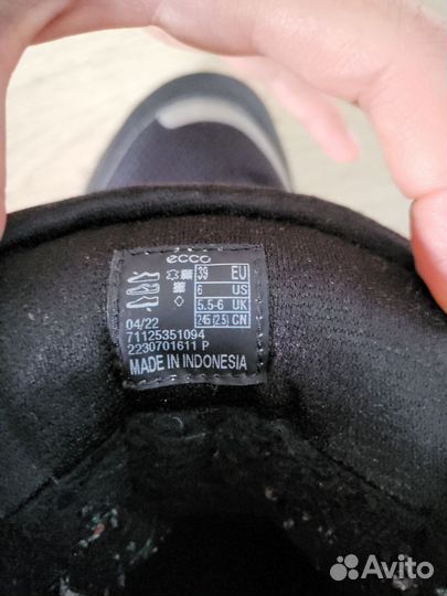 Ботинки ecco 39