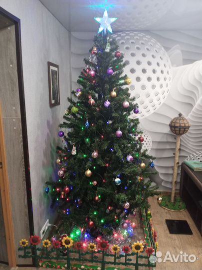 Ель искуственная б/у