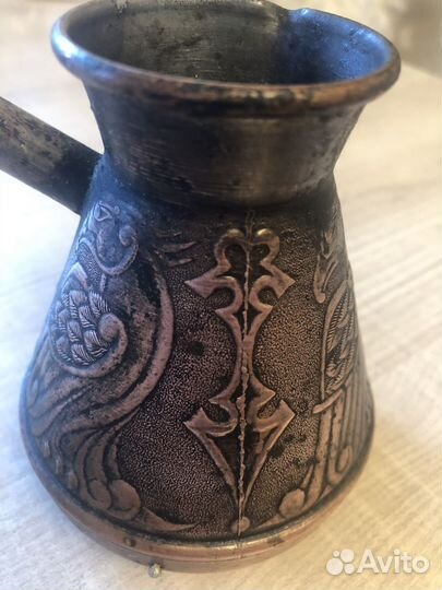 Турка для кофе медная