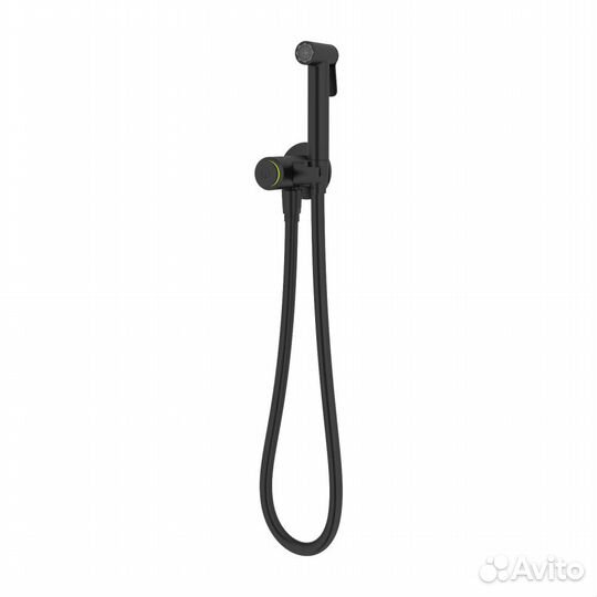 Гиг. душ с вентилем черный Touch teska BTK6704