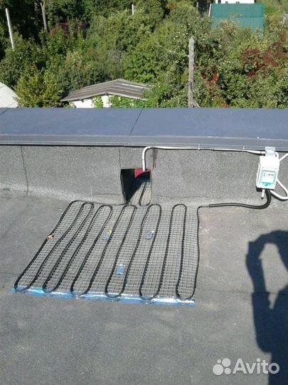 Саморегулируемый кабель для обогрева кровли