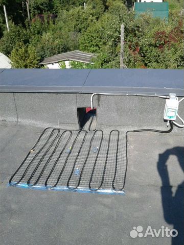 Саморегулируемый кабель для обогрева кровли