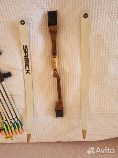 Лук рекурсивный, стрелы, крага